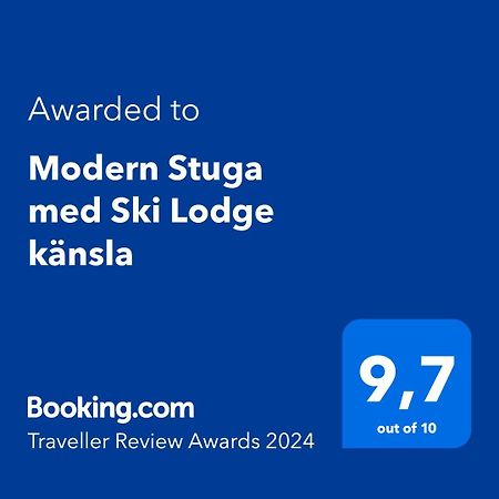 Modern Stuga Med Ski Lodge Kaensla Järvsö Buitenkant foto