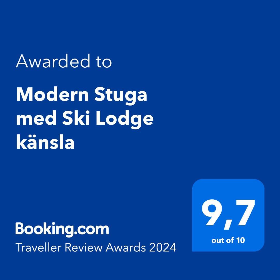 Modern Stuga Med Ski Lodge Kaensla Järvsö Buitenkant foto